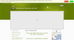 Desktop Screenshot of federacioncantabradegolf.com