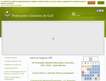 Tablet Screenshot of federacioncantabradegolf.com